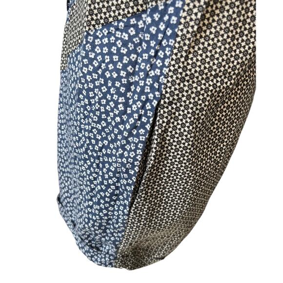 Anthropologie Jen Kao Melati Floral Navy Summer Romper cottagecore boho - Picture 5 of 10